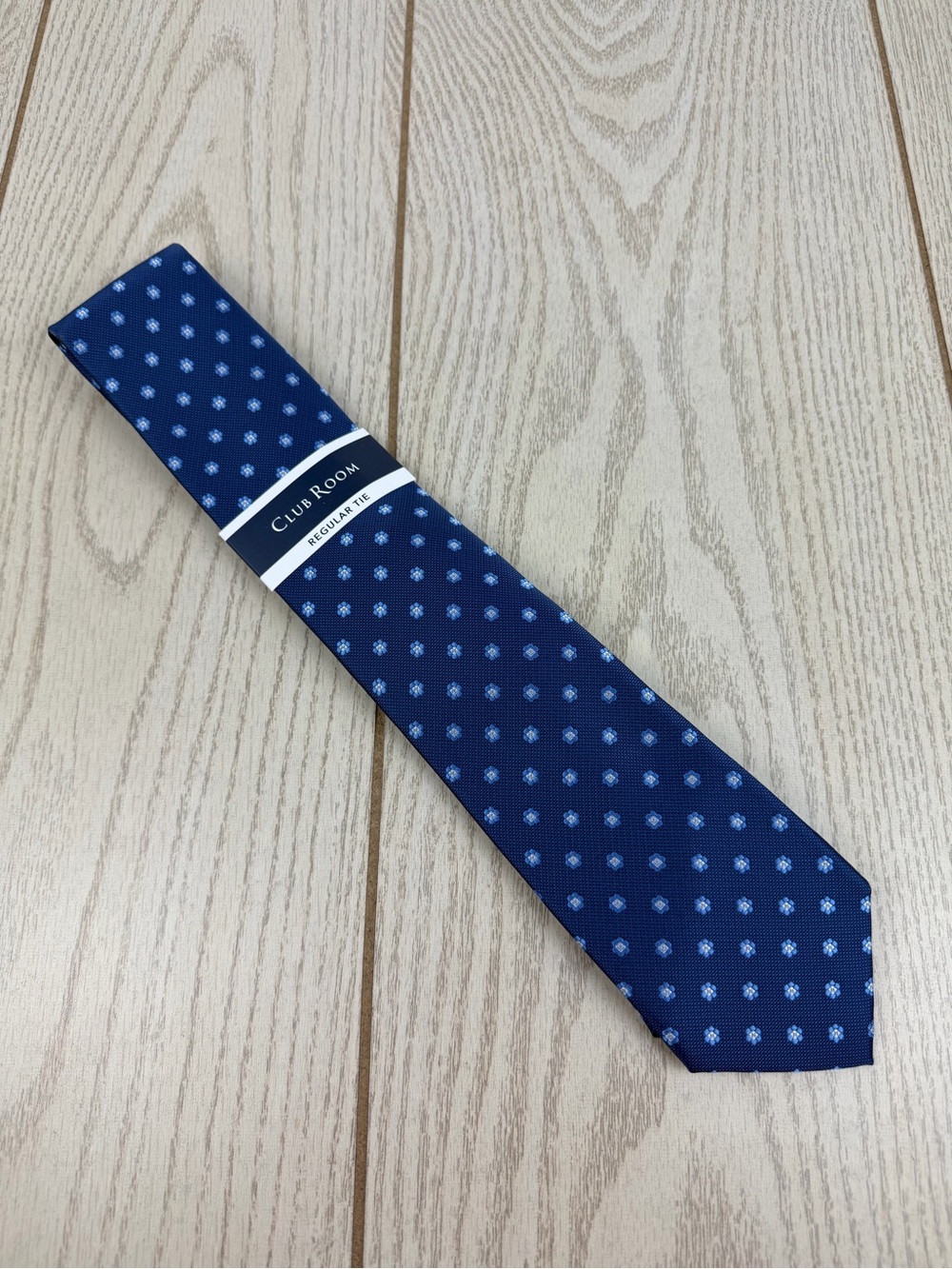 938 Club Room Men's Tie Burnell Floral 410 Navy Blue $55 Polyester